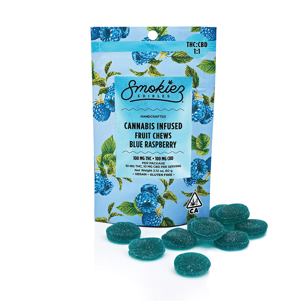 Shop 1:1 Blue Raspberry [10pk] (100mg CBD/100mg THC) | Jane