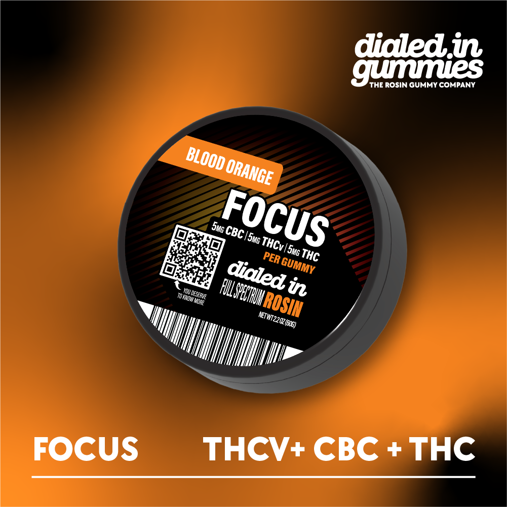 Dialed In Gummies Focus 1:1:1 100mg Dialed In Gummies Focus 1:1:1 100mg