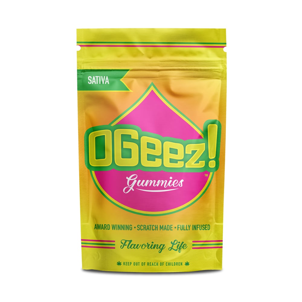 Orange Creamsicle Sativa [10pk] (300mg) OGeez! Sativa Gummies Jane