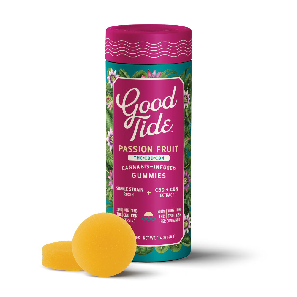 Passionfruit 2:1:1 CBD + CBN Single-Strain Rosin Gummies