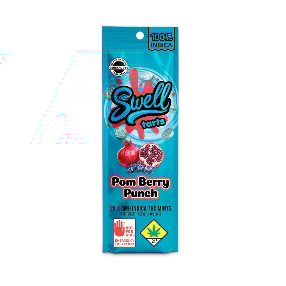 Pom Berry Punch Indica Tarts [20pk] (100mg)