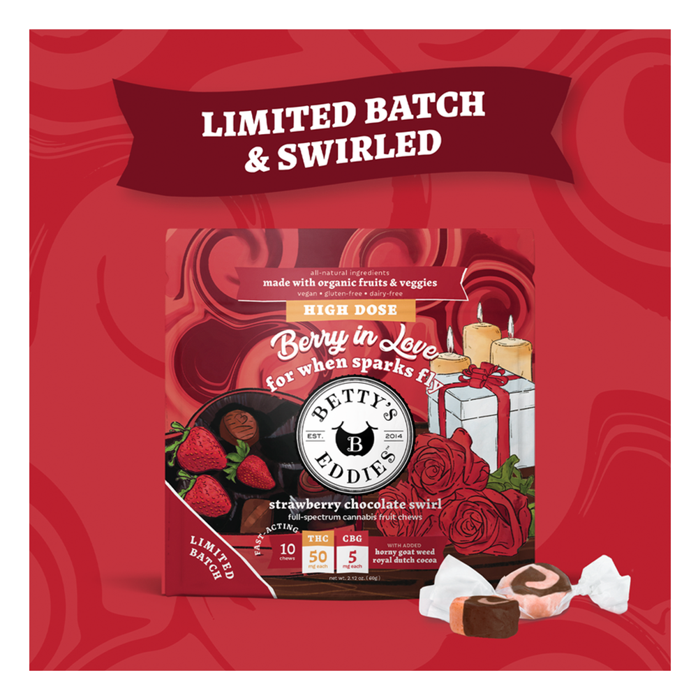 CHEW - 500mg 1:1 Strawberry Chocolate Swirl (CBG) [10pk] 
