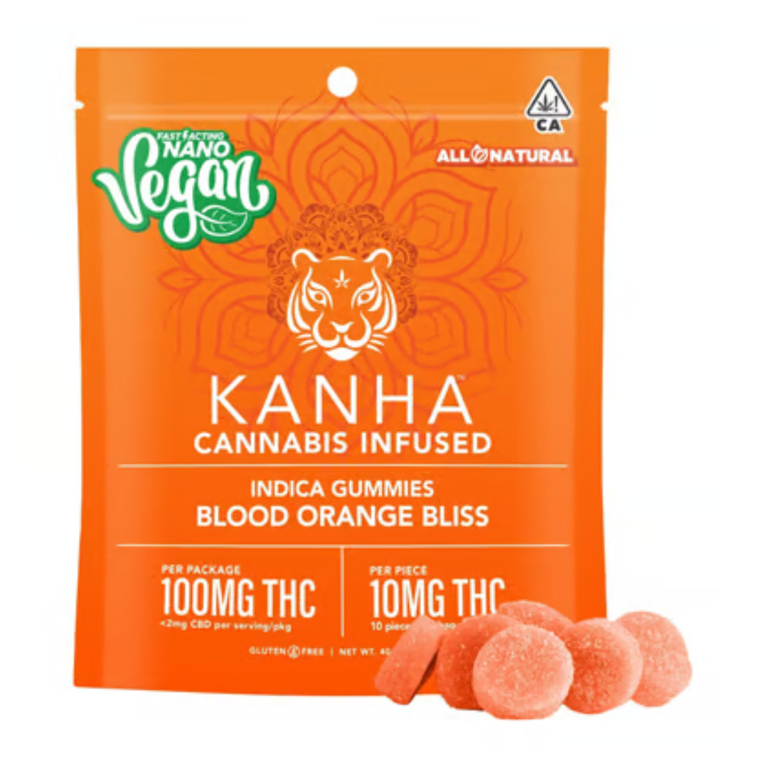 Shop Blood Orange Bliss - Indica [10pk] (100mg) | Eureka Sky