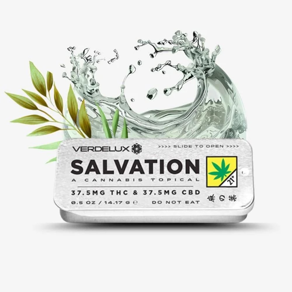 Salvation Topical Balm Salve .5oz - 37.5mg CBD | 37.5mg THC