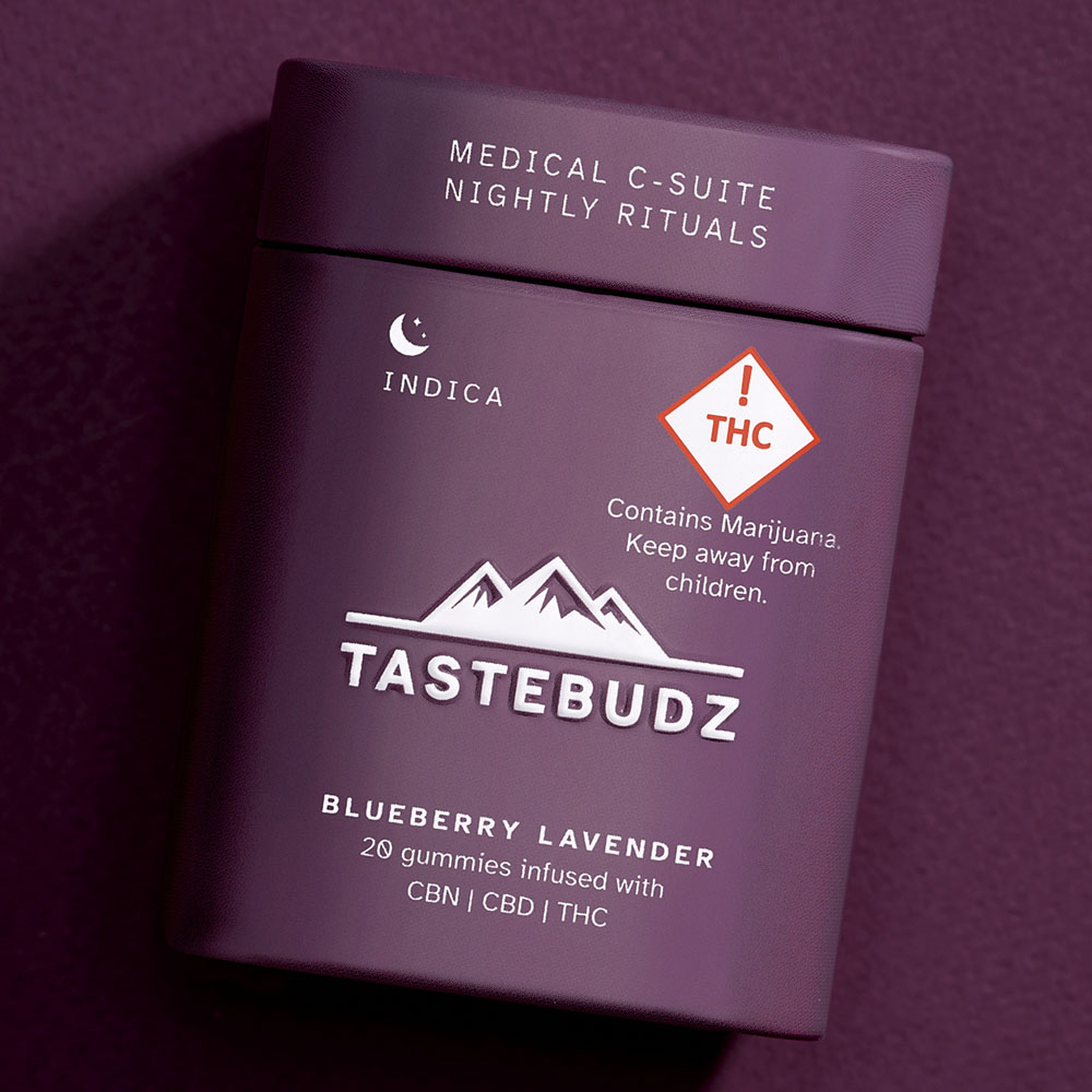 MED Blueberry Lavender Nightly Rituals Rosin Gummies | CBN | CBD | THC |