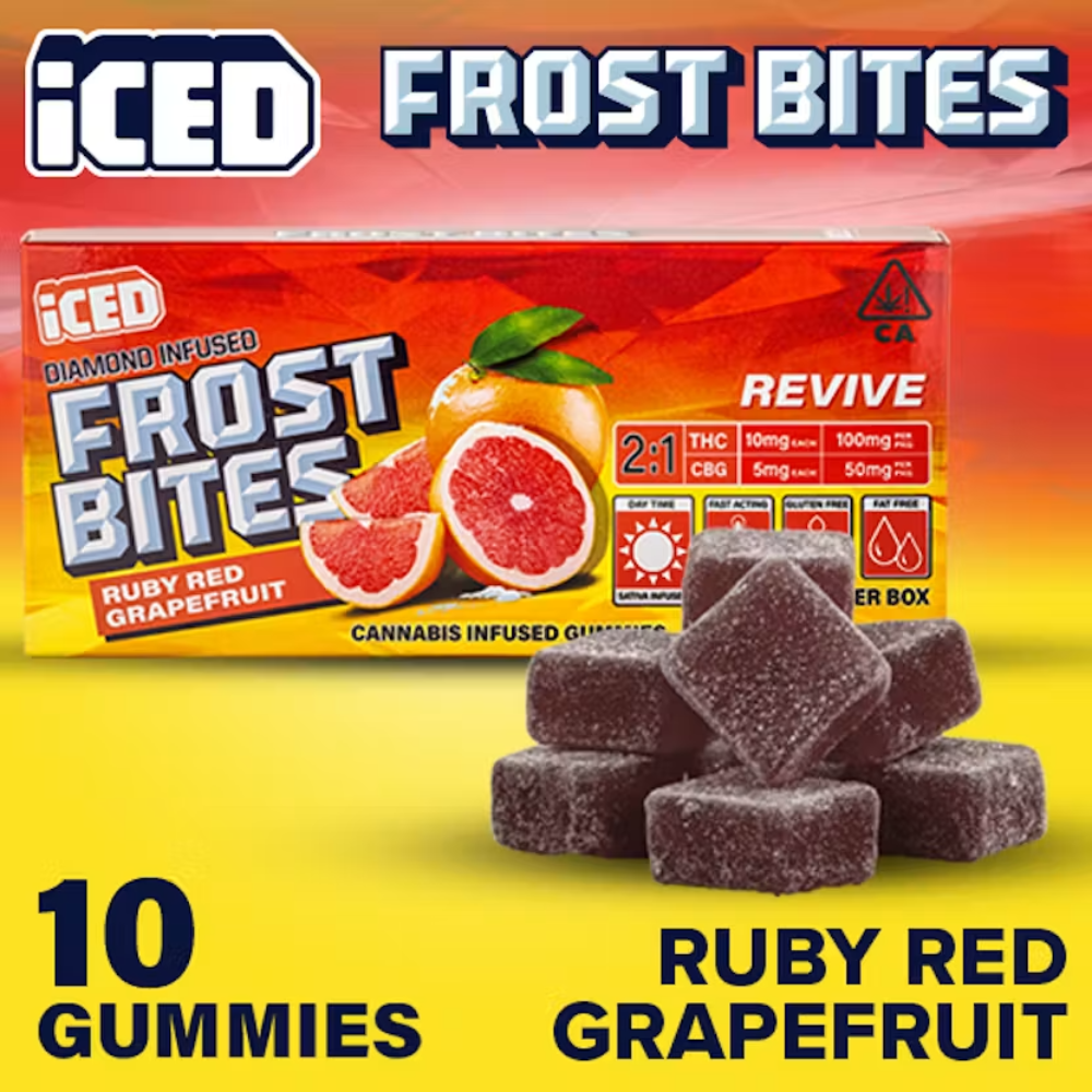 2:1 Ruby Red Grapefruit [10pk] (100mg THC/50mg CBG)