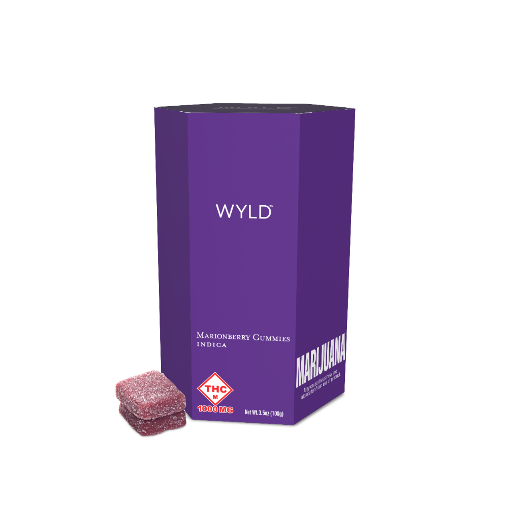 *High Dose* Marionberry Indica Enhanced Gummies | 1000mg