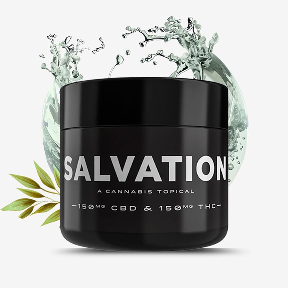 Salvation Topical Balm Salve 2oz - 150mg CBD | 150mg THC