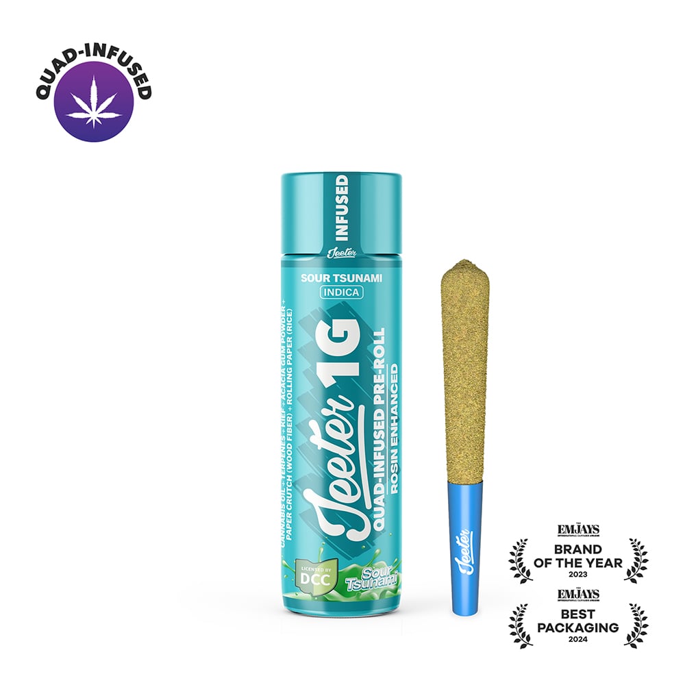 Sour Tsunami - Infused Preroll - - Indica