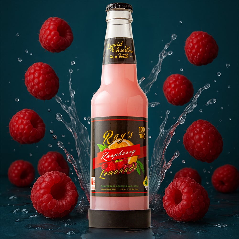 1:1 Raspberry [12oz] (100mg CBD/100mg THC)