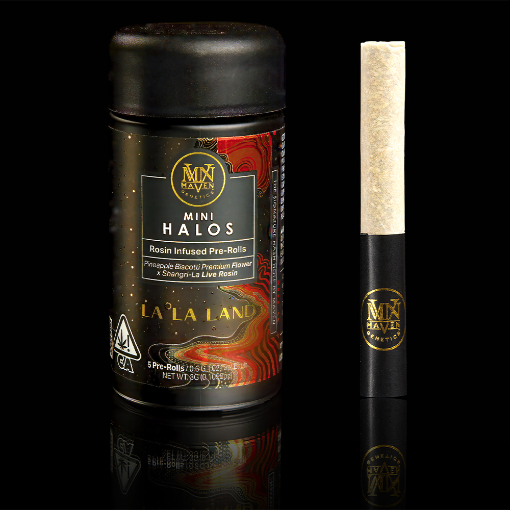 La La Land Halos Mini Rosin Infused Pre-Rolls 5-Pack [3g]