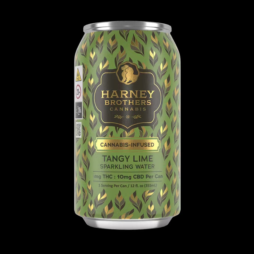 1:1 Tangy Lime Sparkling Water [12oz] (10mg CBD/10mg THC)