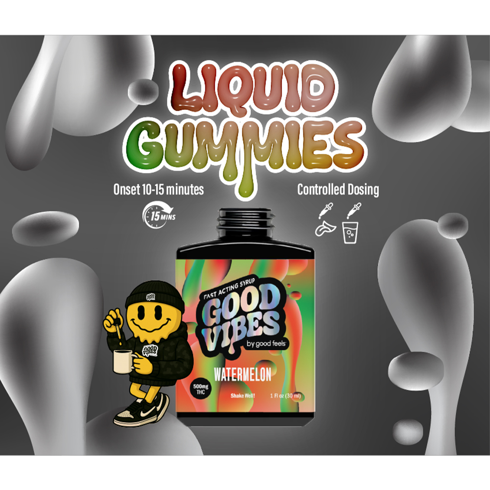 Good Vibes - Fast-Acting Watermelon Tincture Syrup (500mg)