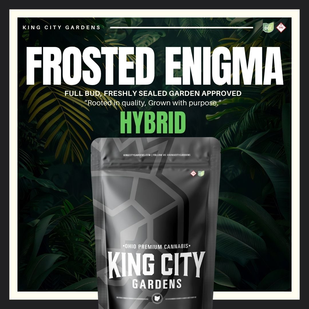 KING CITY GARDENS - FROSTED ENIGMA - [14.15G] - HYBRID