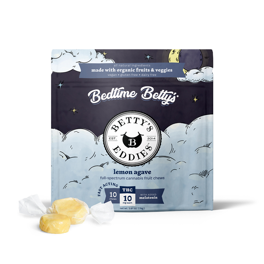 HIGH-DOSE Bedtime Betty’s for Sleep - Lemon Agave - THC