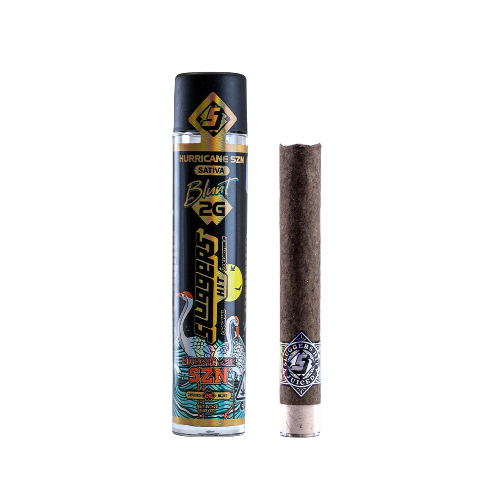Shop SLUGGERS - HURRICANE SZN - INFUSED BLUNT - SATIVA - [2G