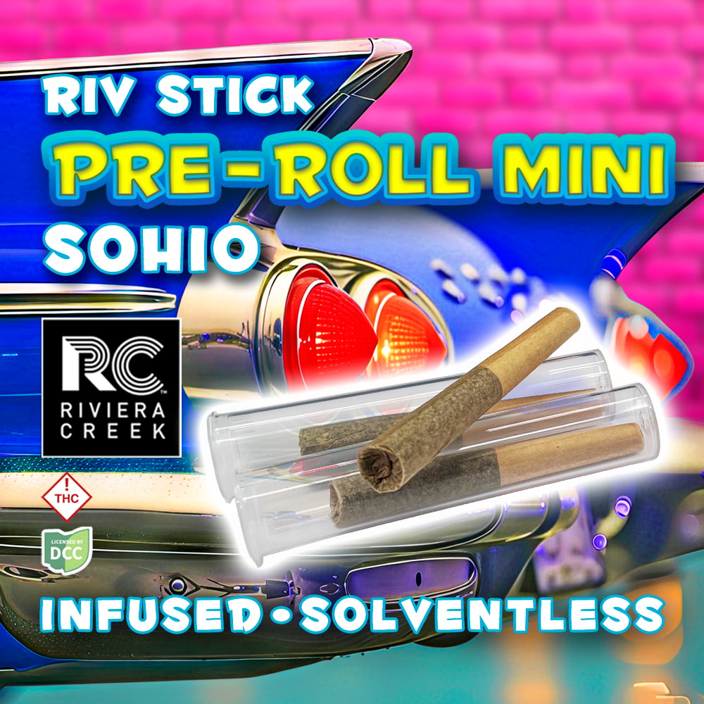 RIVIERA CREEK - SOHIO - INFUSED MINI PREROLL - [1G] - 3PK -SATIVA