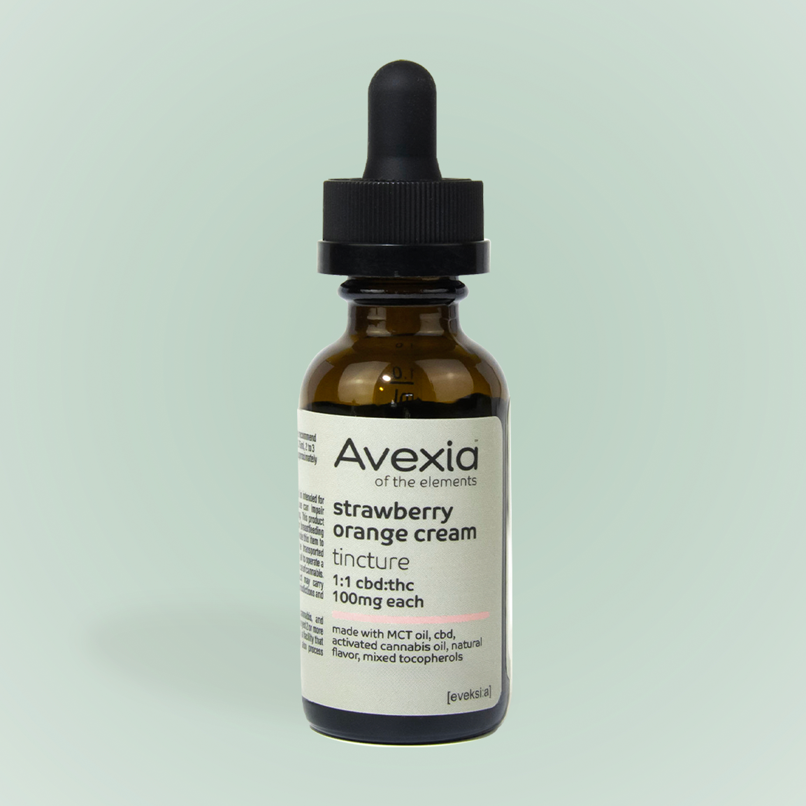Strawberry Orange Cream 1:1 CBD:THC (300mg CBD/300mg THC)