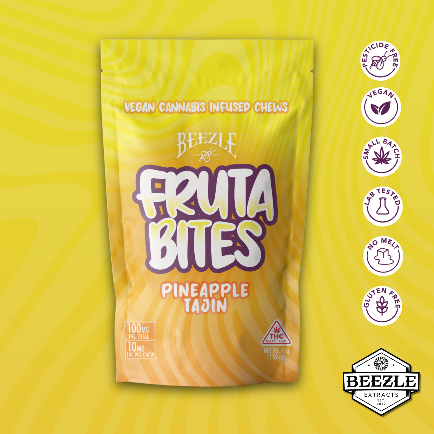 Pineapple Tajin [10pk] (100mg)