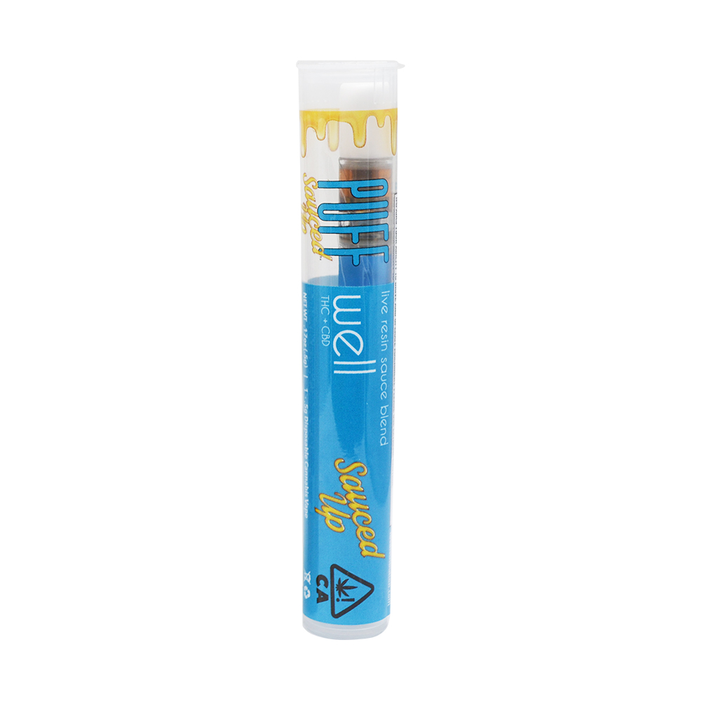 Strawberry Cough [500mg] PUFF Live Resin Disposable Pen Jane