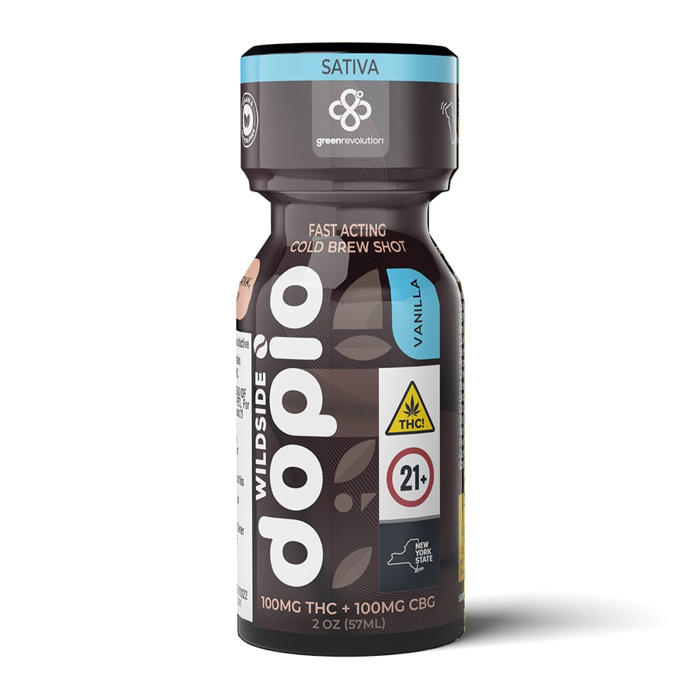 1:1 Dopio Cold Brew [2oz] (100mg THC/100mg CBG)