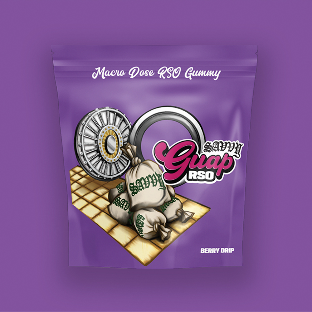 Savvy - Berry Drip (I) Guap RSO Gummies (4.46mg 10pk) C0020026434