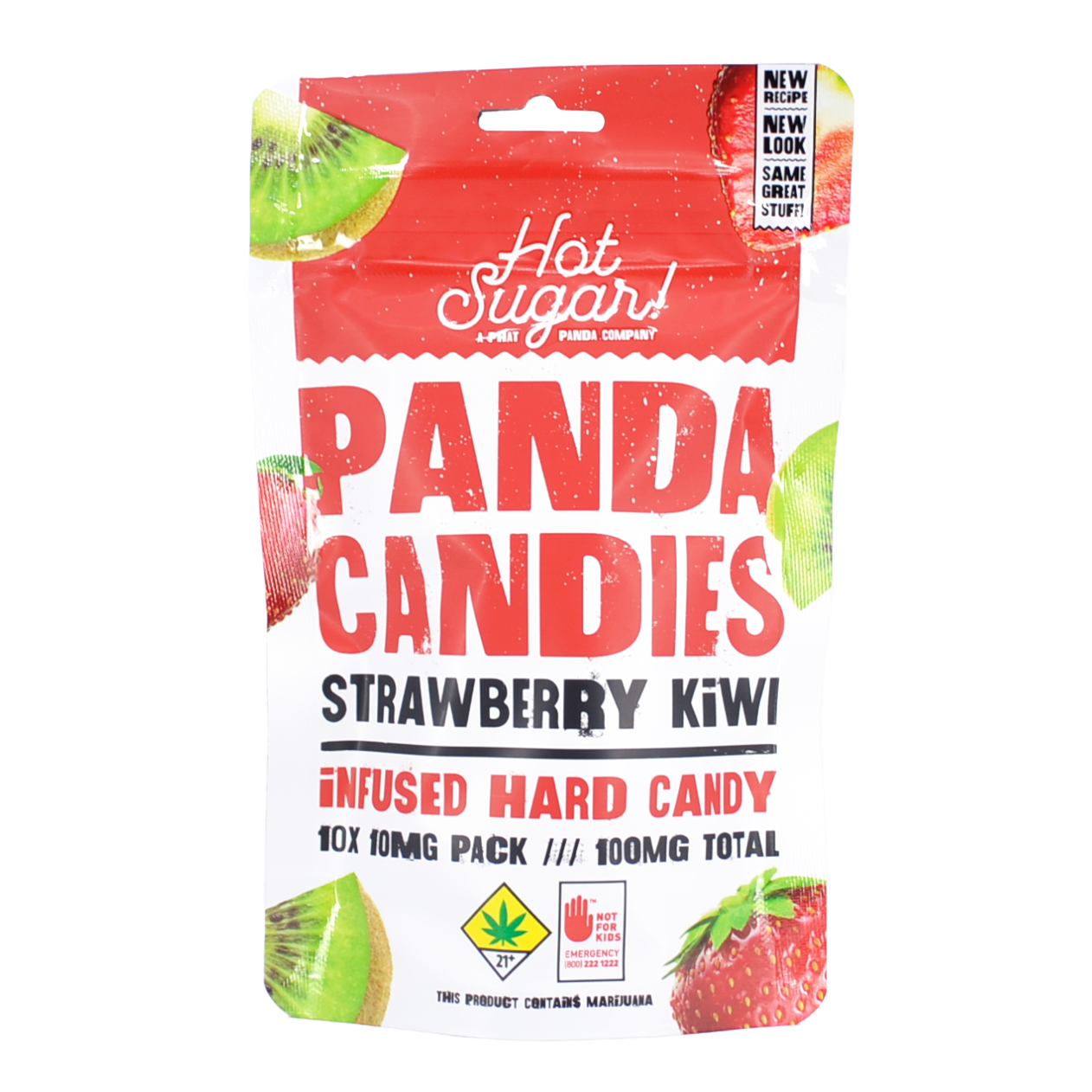 Strawberry Kiwi Fruit Drops 100mg 10-pack