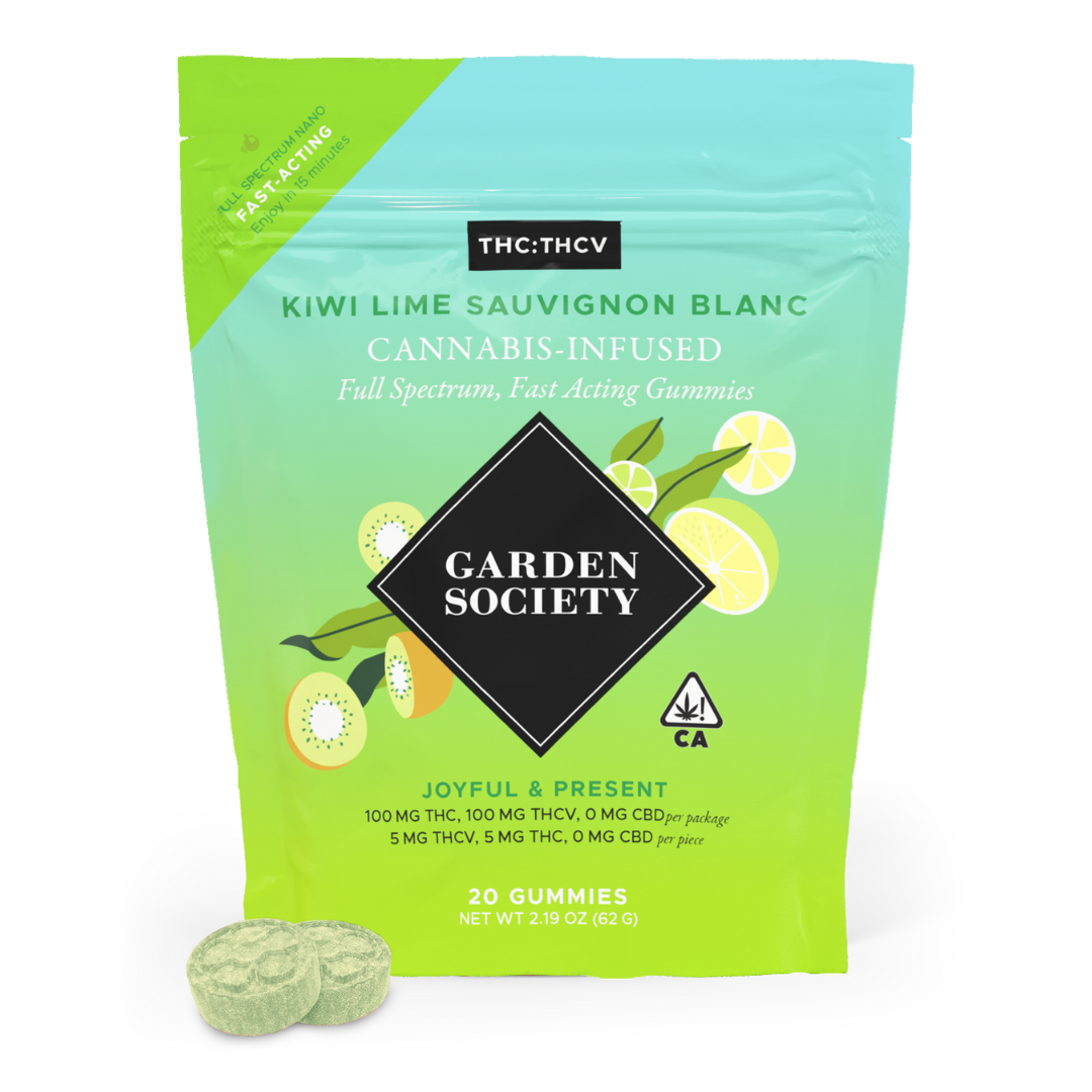 1:1 THCV Kiwi Lime Sauvignon Blanc [20pk] (100mg THC/100mg THCV)