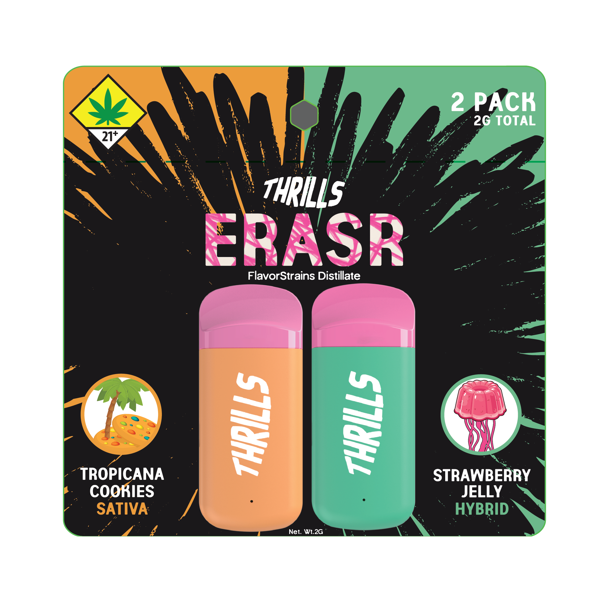 Tropicana Cookies x Strawberry Jelly [2000mg]