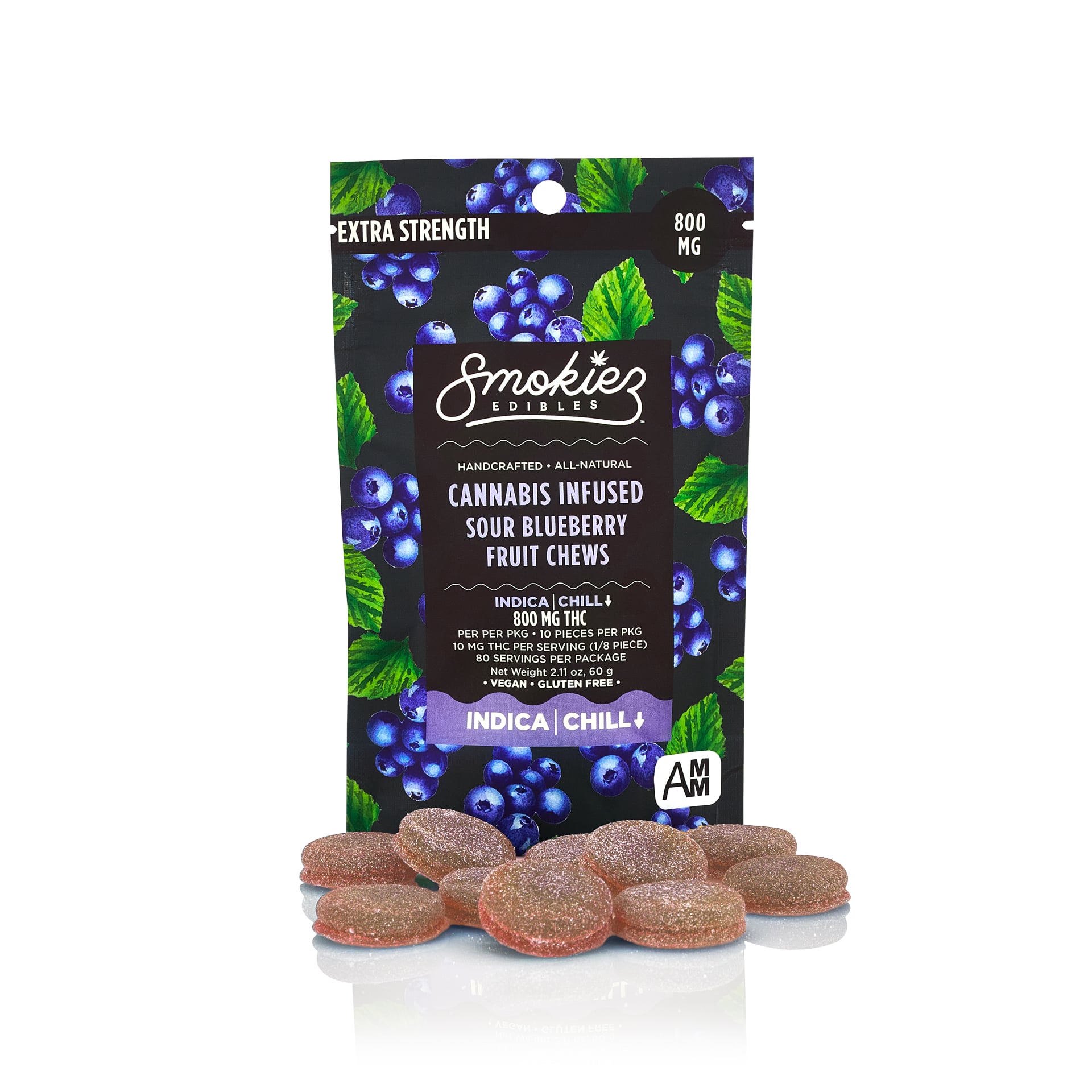 Sour Blueberry [10pk] (800mg)