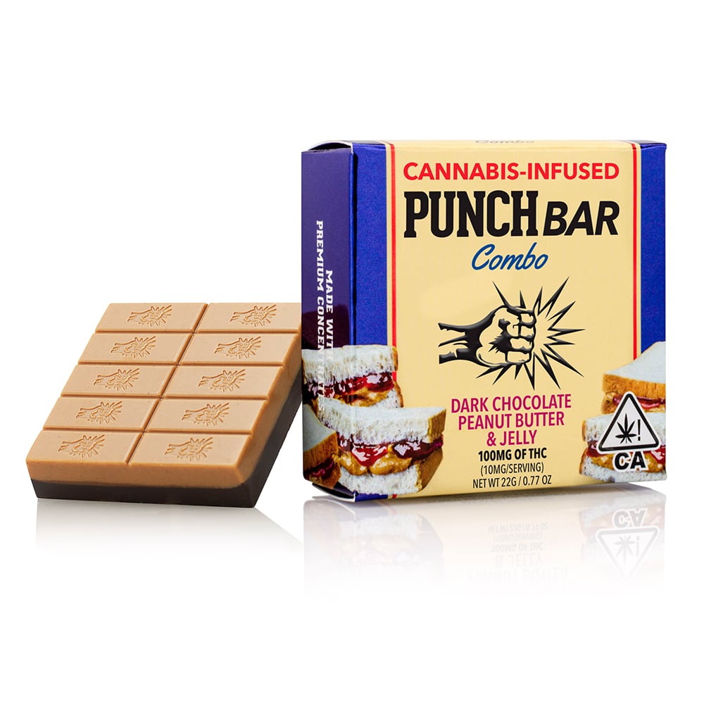 Peanut Butter & Jelly Dark Chocolate (100mg)