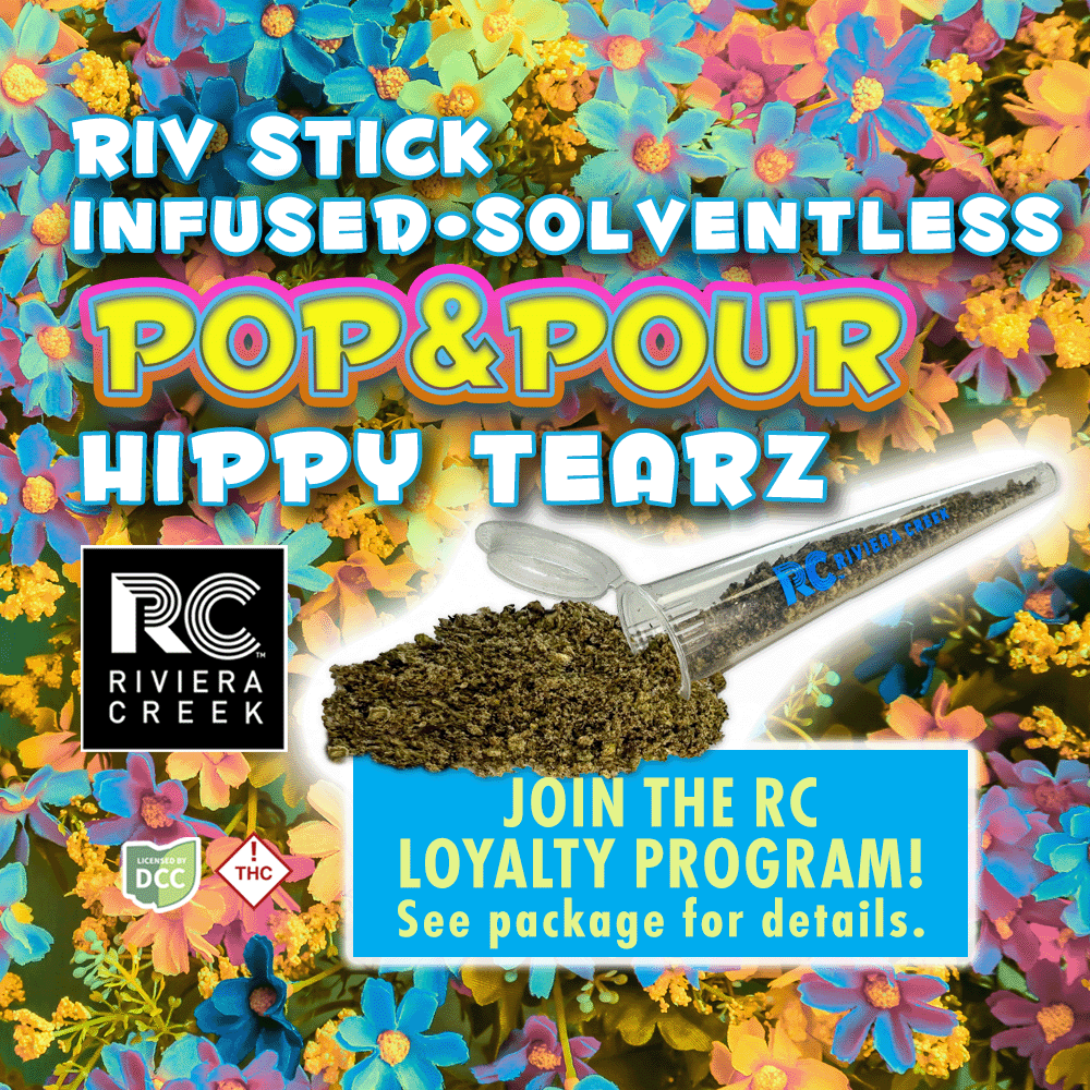 RIVIERA CREEK - HIPPY TEARZ - INFUSED FLOWER BLEND - [1G] - HYBRID