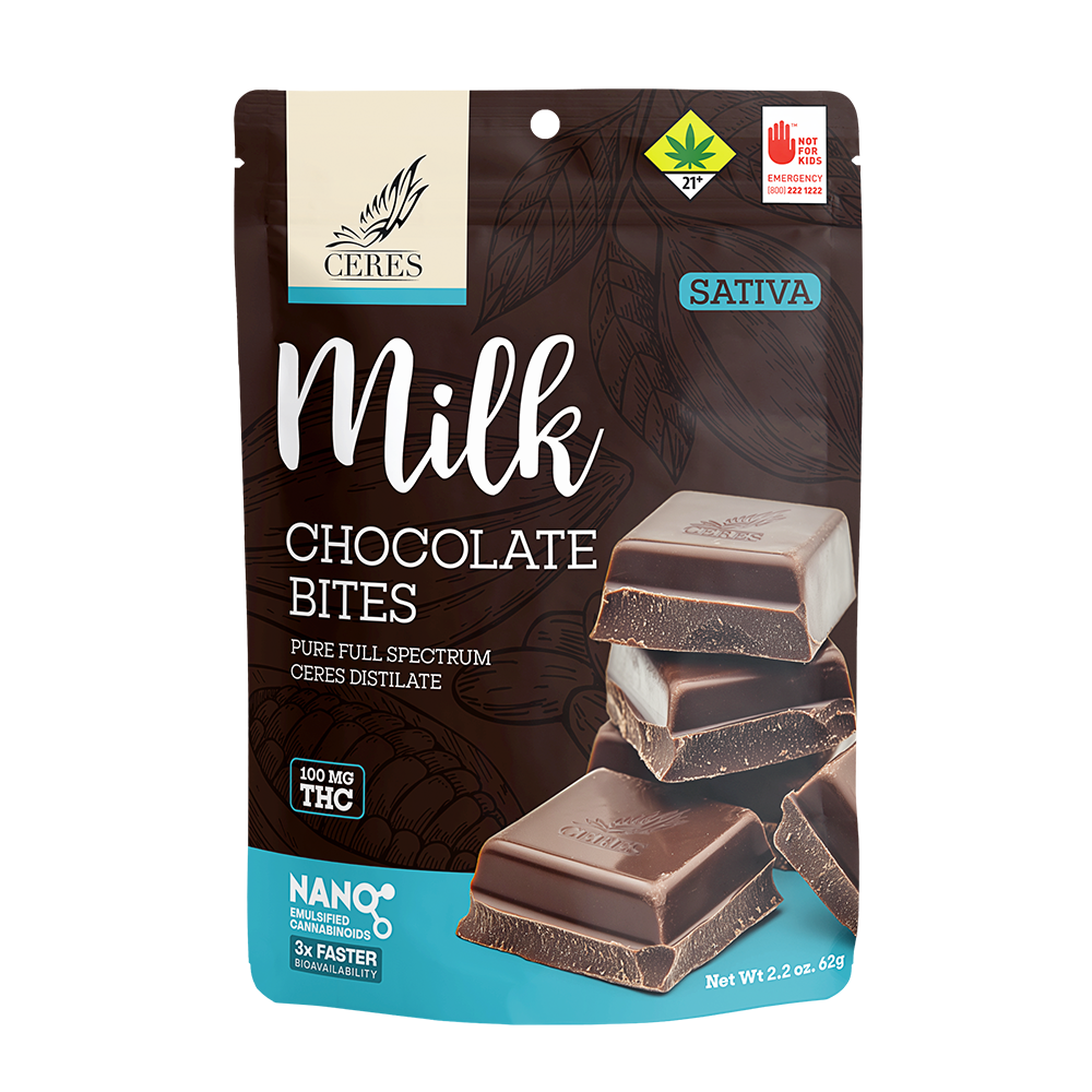 Milk Chocolate - Sativa [10pk] (100mg)