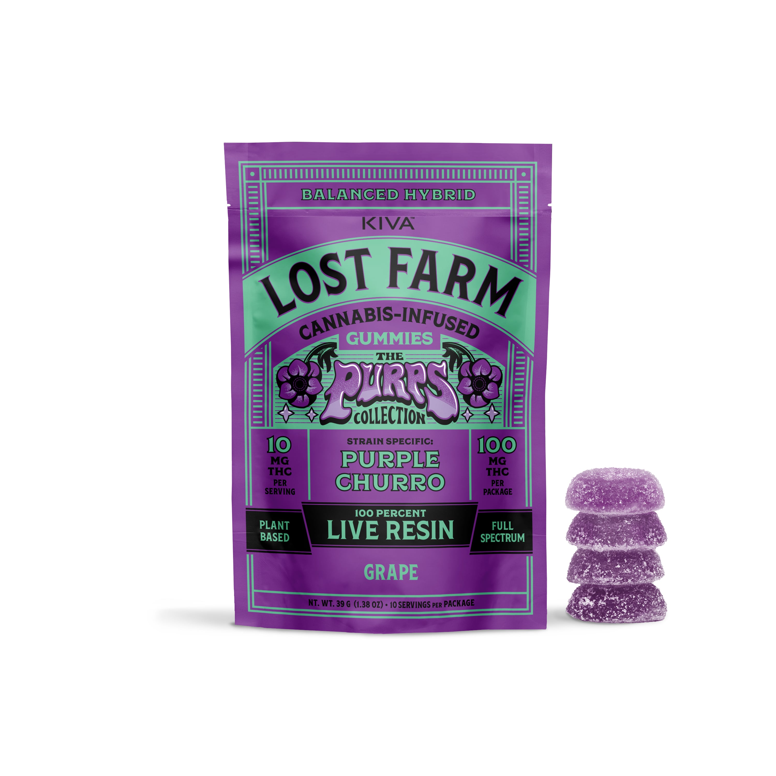 Grape x Purple Churro [10pk] (100mg)