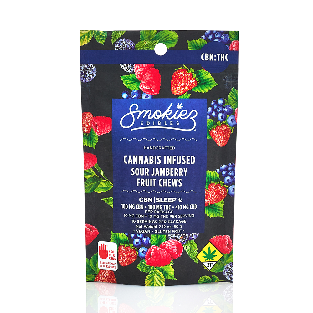 1:1 Sour Jamberry [10pk] (100mg CBN/100mg THC)
