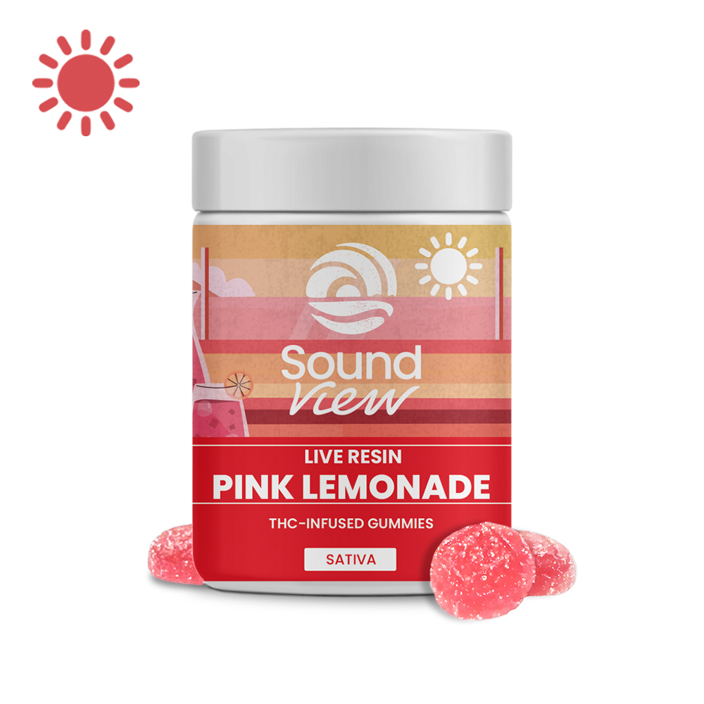 Soundview Live Resin Pink Lemonade Gummies 90mg S 00199 20pk