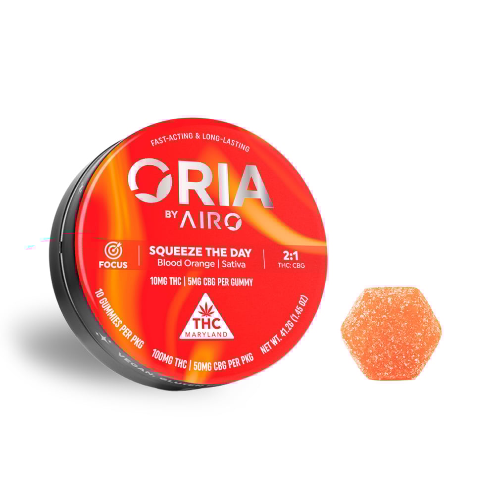 Squeeze The Day - Blood Orange [10pk] (100mg THC/50mg CBG)