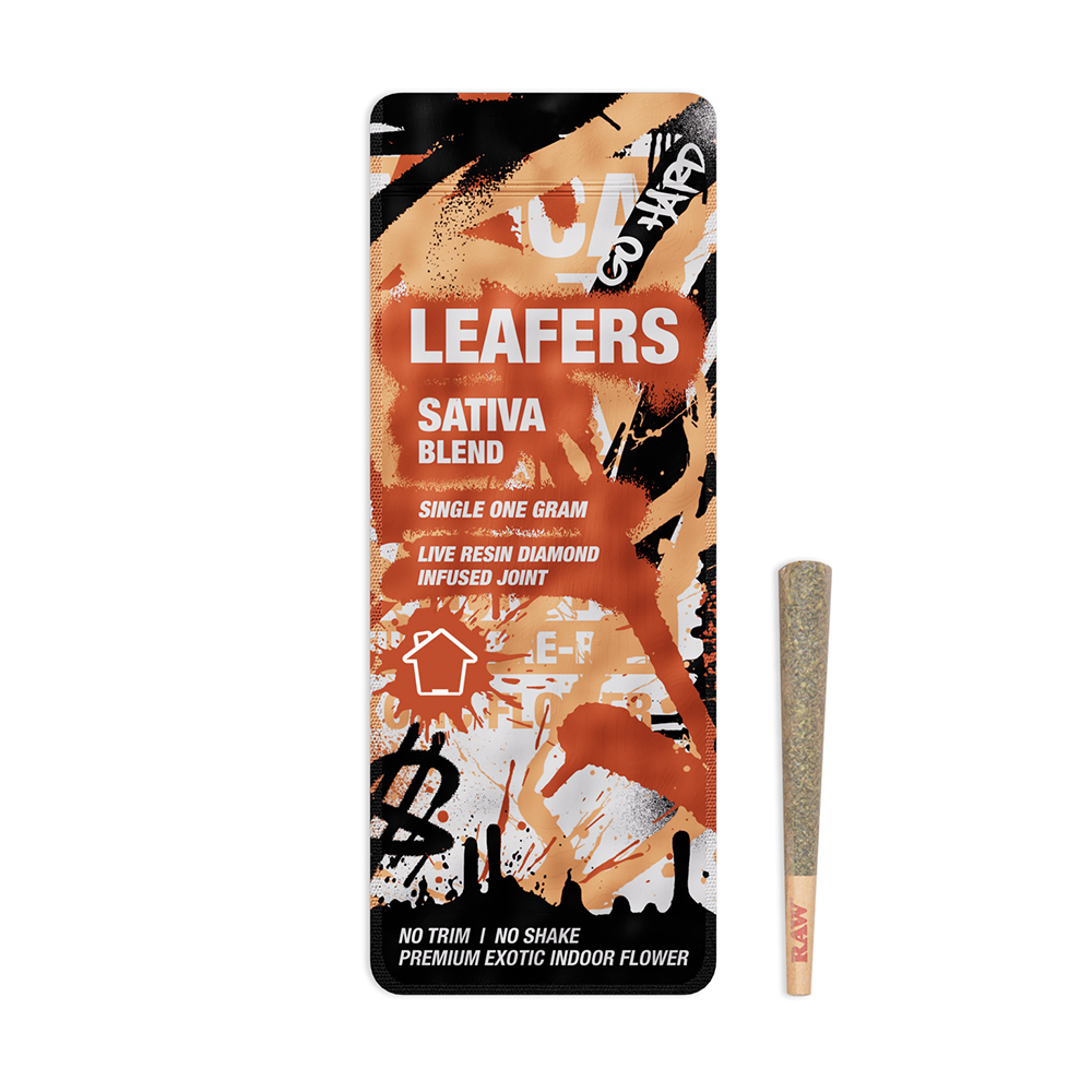 Leafers Sativa Blend Diamond-Infused Joint [1g]