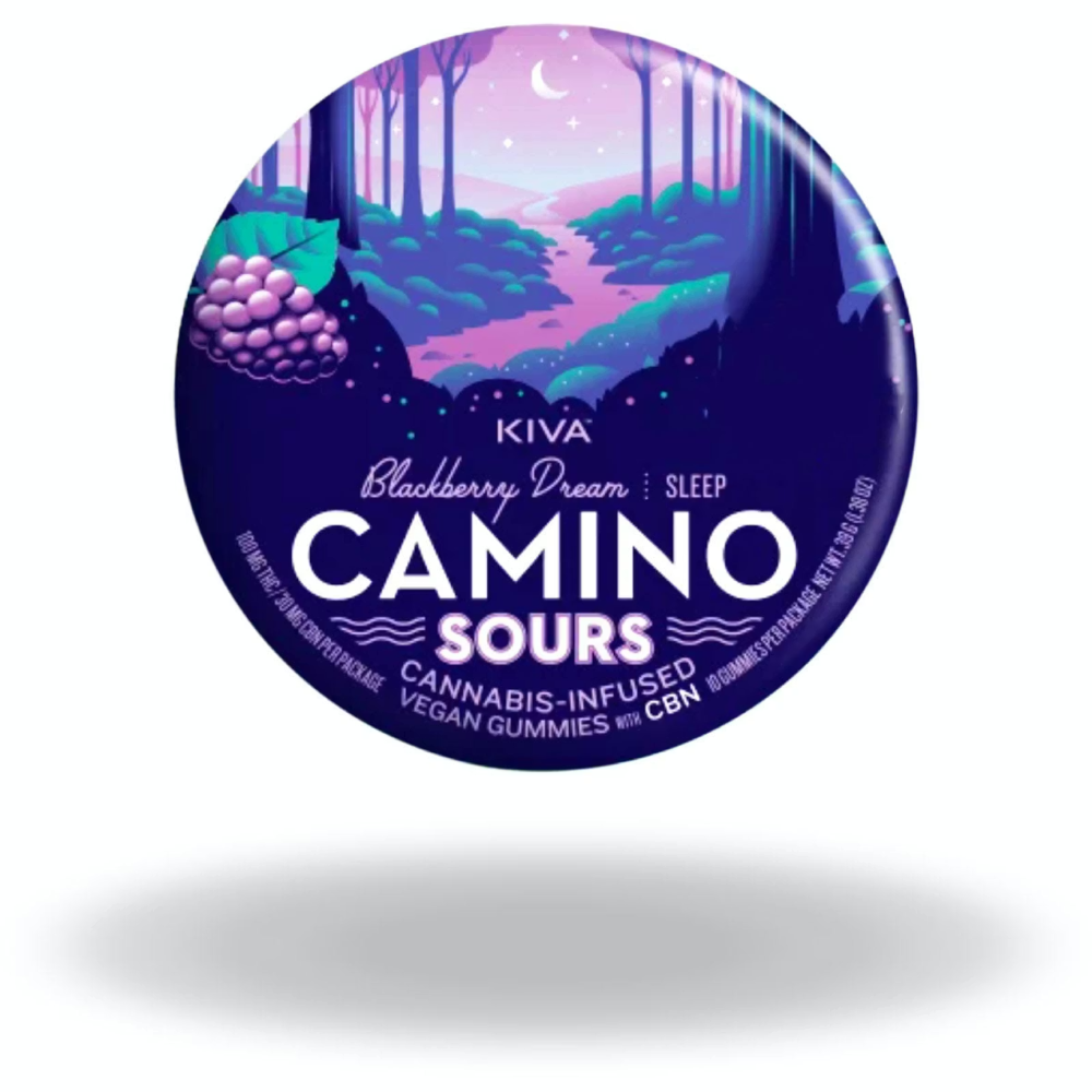 Camino Sours-Blackberry Dream with CBN CBD 10:10:10 Cannabis-Infused Vegan Gummies-00448