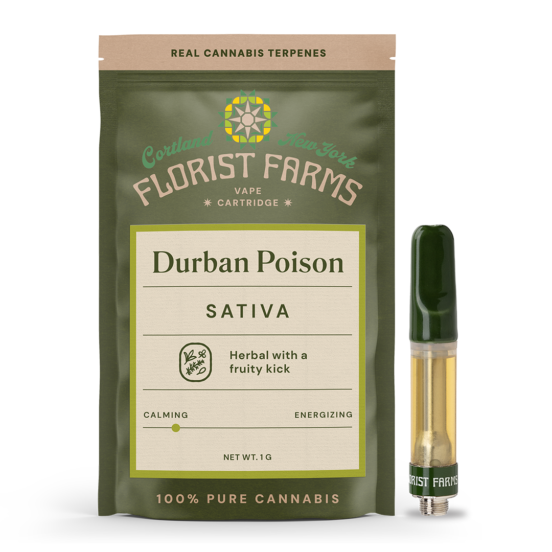 Durban Poison | Sativa | 1G Vape Cartridge
