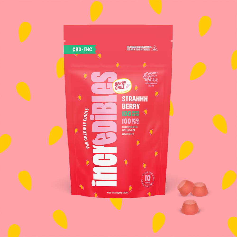 incredibles -Strahhhberry + CBD 1:1 - Gummies - 200mg