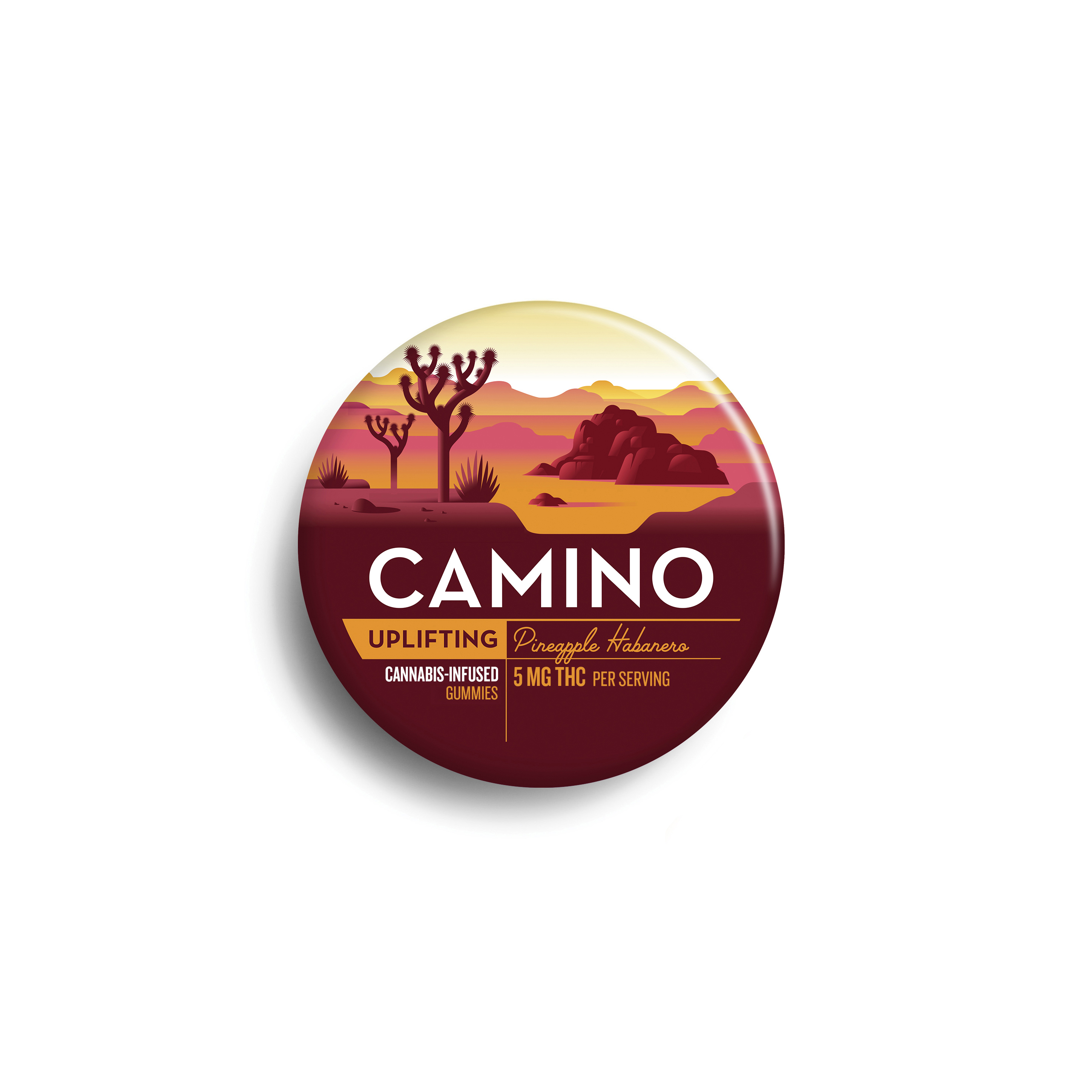 Camino Pineapple Habanero Cannabis-Infused Gummies 00421