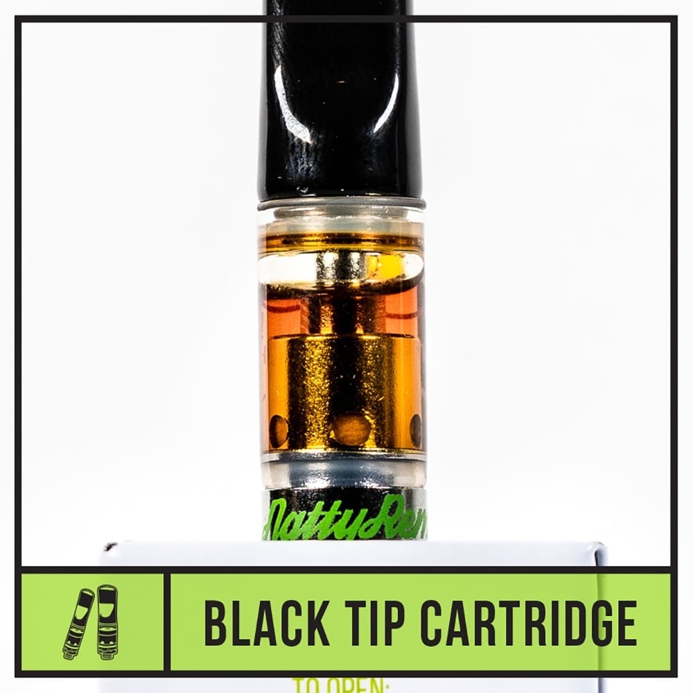 Natty Rems Cartridge Black Tip (S) 1000mg