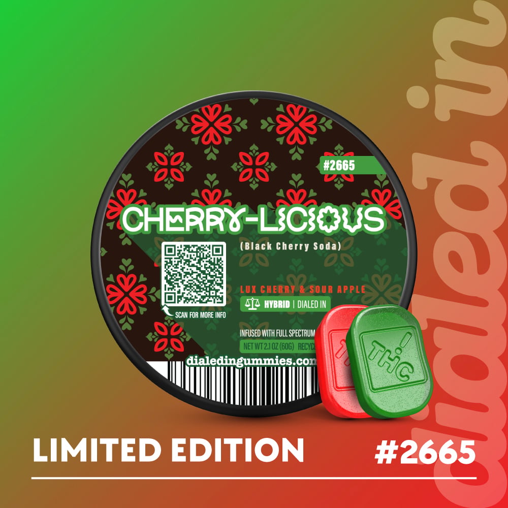 100mg - Cherrylicious #2665 - Rosin Gummies (10pk)