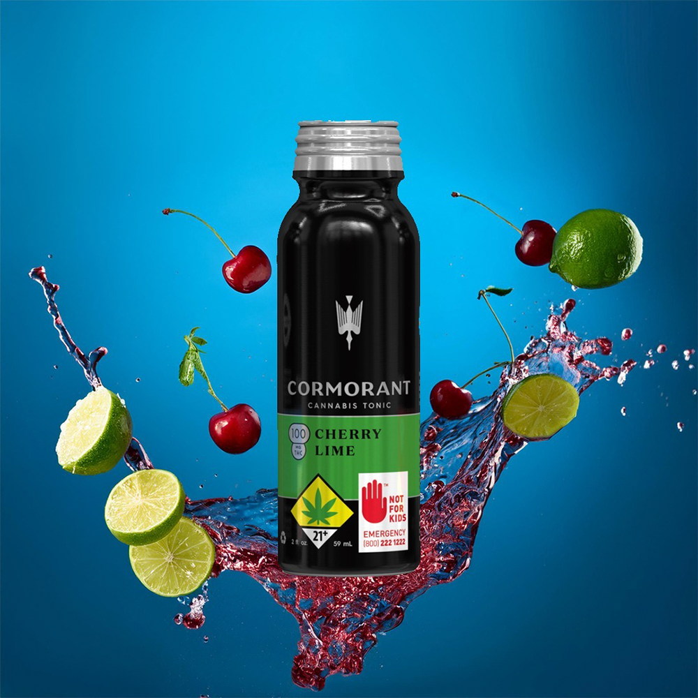 2 fl oz. Cherry Lime Tonic Water - 100mg