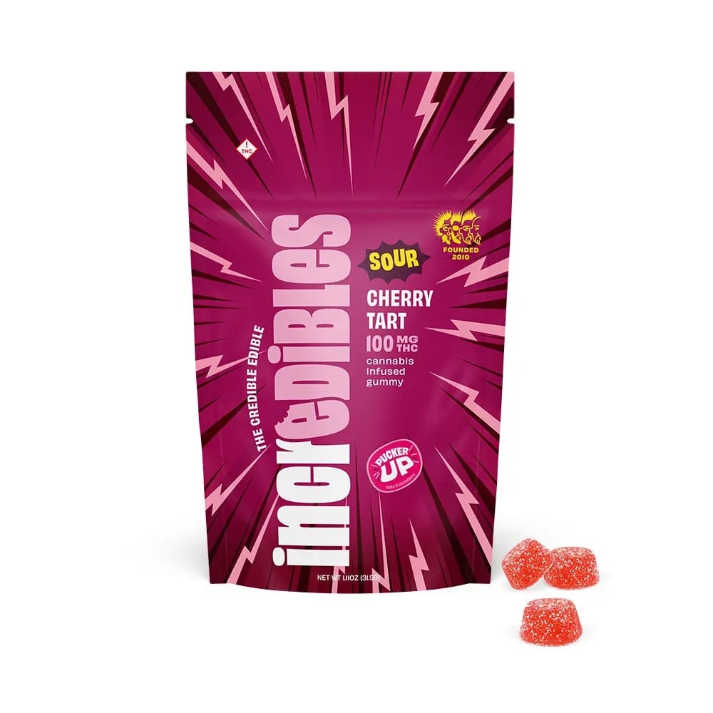 inc.edibles - Sour Cherry Tart (H) Fast Acting Gummies (4.4mg 20pk) C0010000902