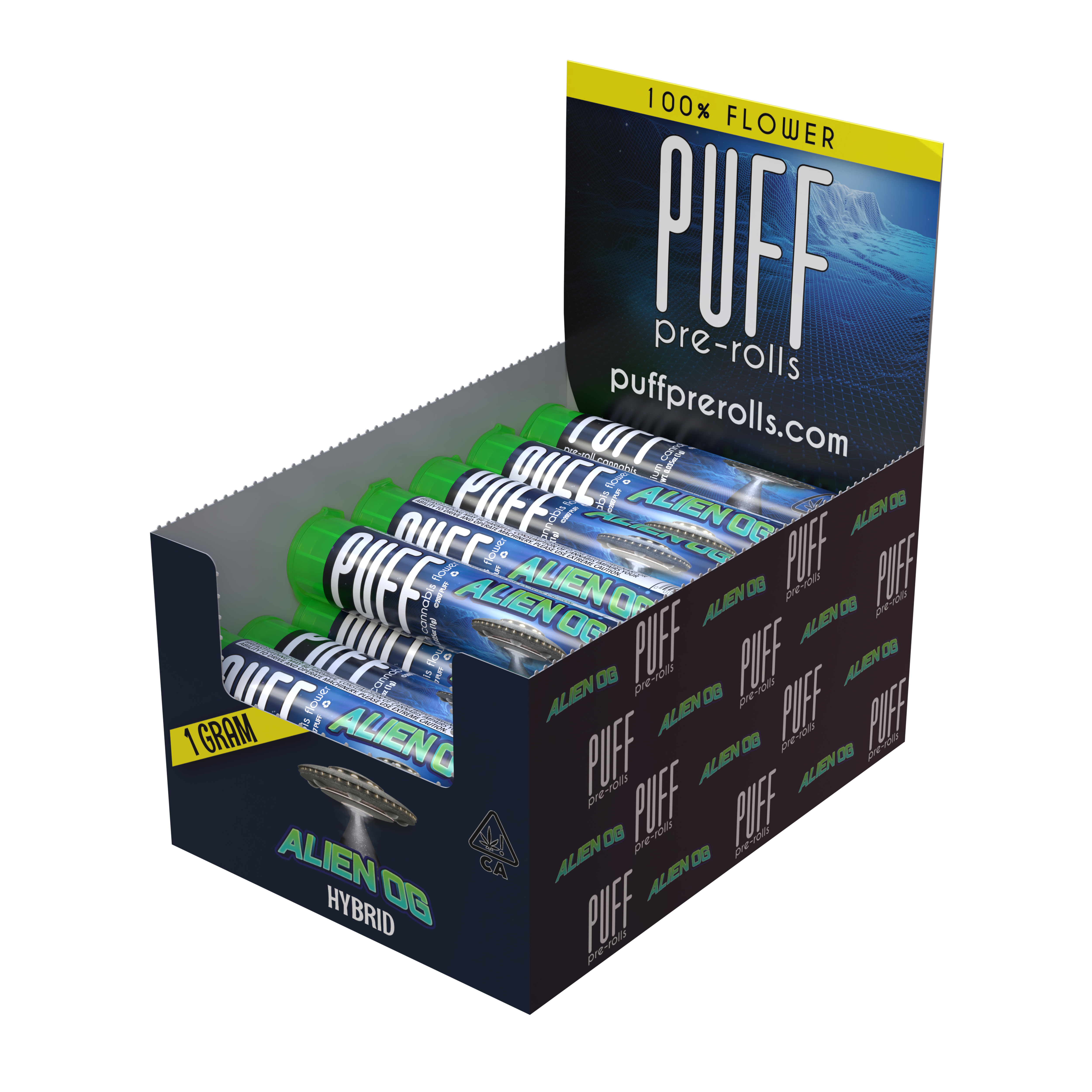 Shop Alien OG - Indica pre-roll | Eureka Sky Dispensary San