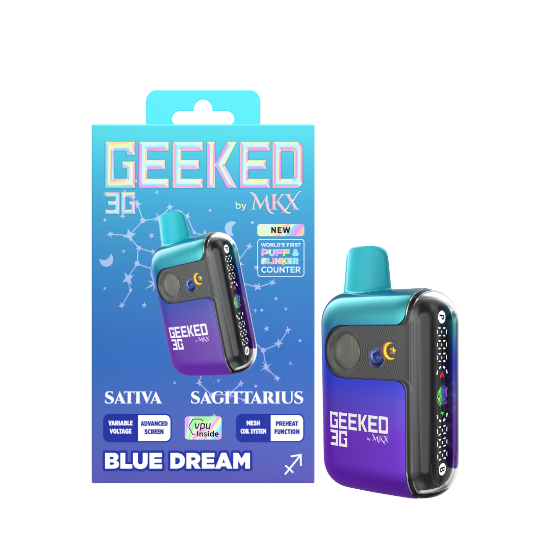 Shop Geeked 3G Disposable by MKX | Blue Dream | Prosper Cannabis