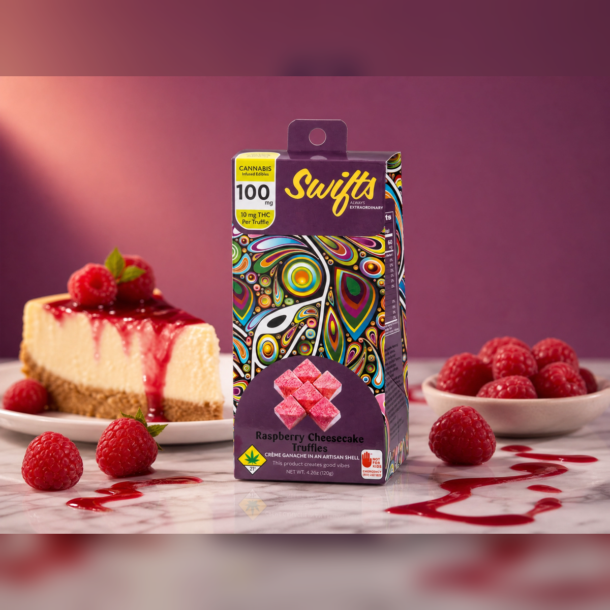 Raspberry Cheesecake - Hybrid [10pk] (100mg)