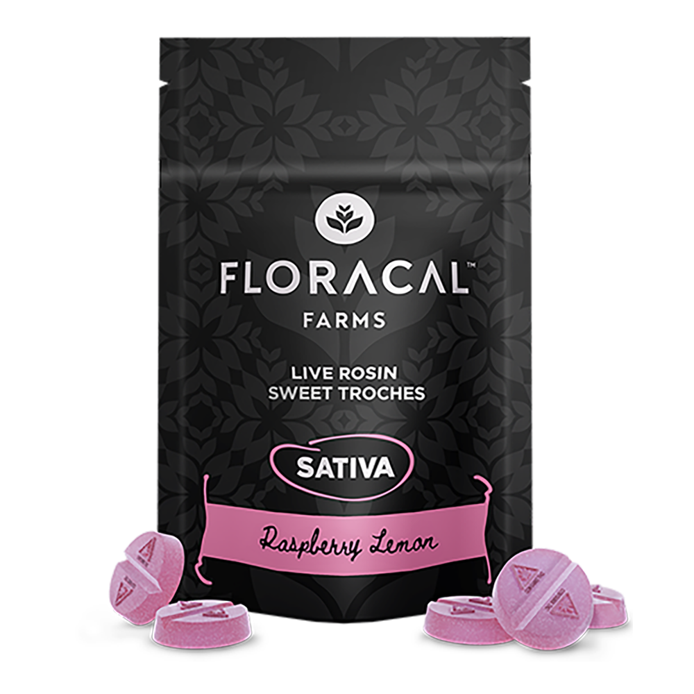 Live Rosin Troches - Raspberry Lemon [10pk] (100mg)